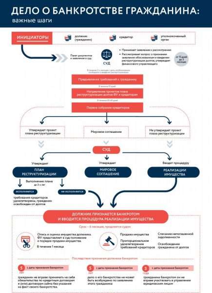 Инфографика по банкротству