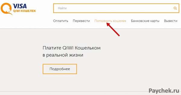 Пополнение QIWI Кошелька