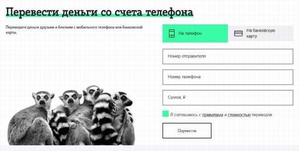 Как закинуть деньги с теле2 на мтс